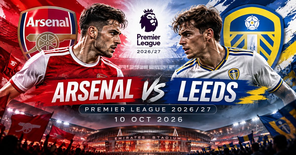 พรีวิว อาร์เซน่อล พบ ลีดส์ ยูไนเต็ด พรีเมียร์ลีก 2026/27